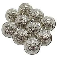 れもん様 銀ボタンXLサイズ Amazon | エデンボタン 高輝度 シルバー 銀ボタン 金属製 6個